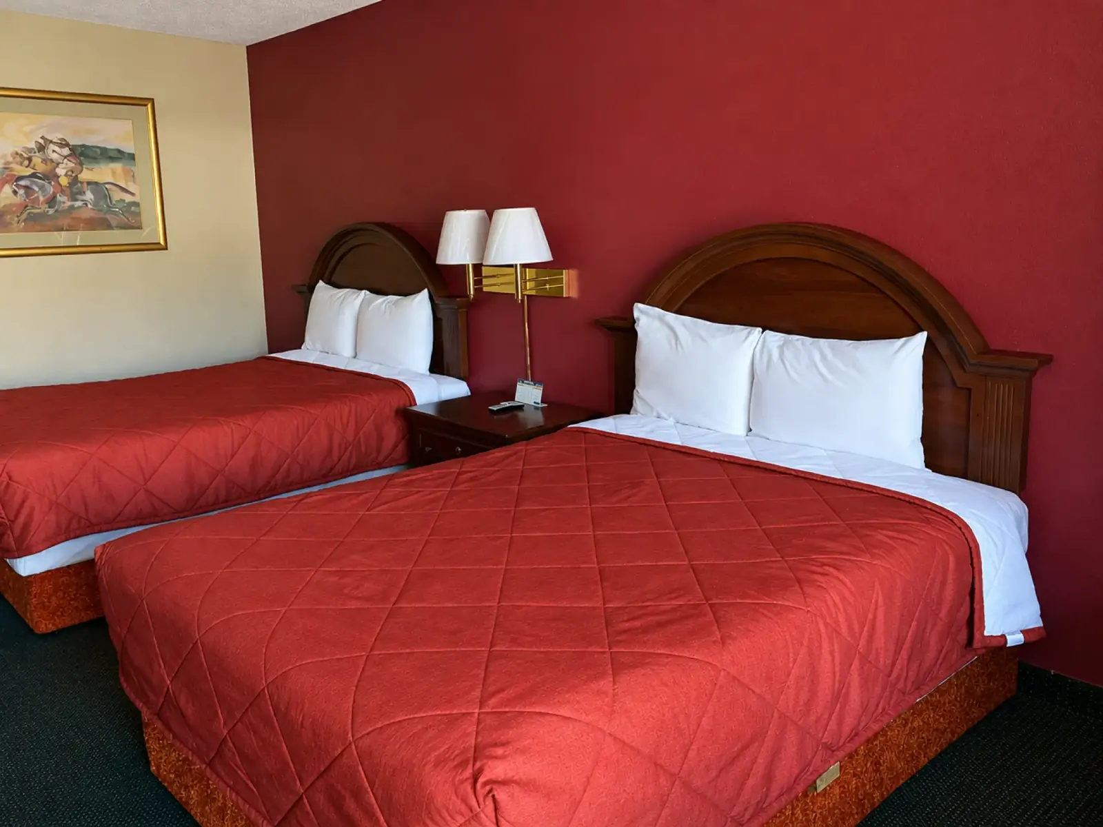 Bestway Inn guest room with two queen beds